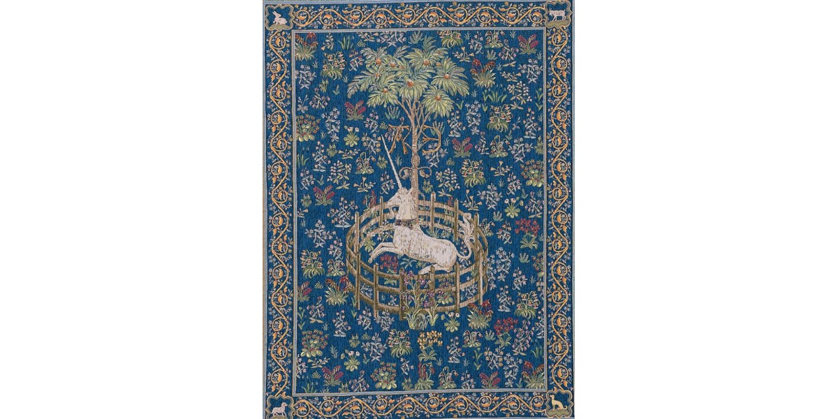 Gobelín Tapisserie  Licorne captive